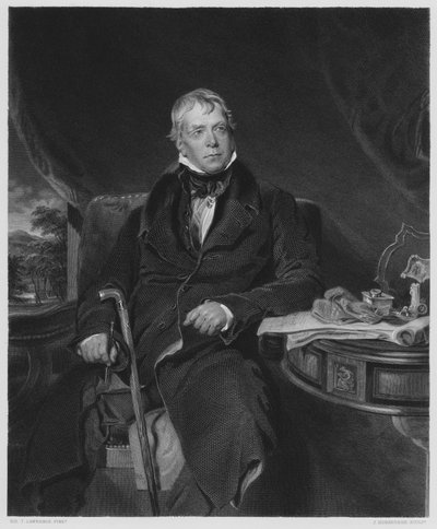 Sir Walter Scott, Baronet, from the Picture in the Royal Collection by Thomas Lawrence